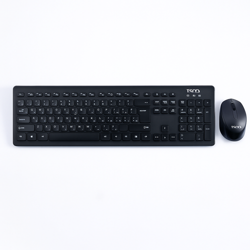 نمای کلی کیبورد و ماوس بی سیم تسکو مدل TKM 7011 WN | AbtinPC