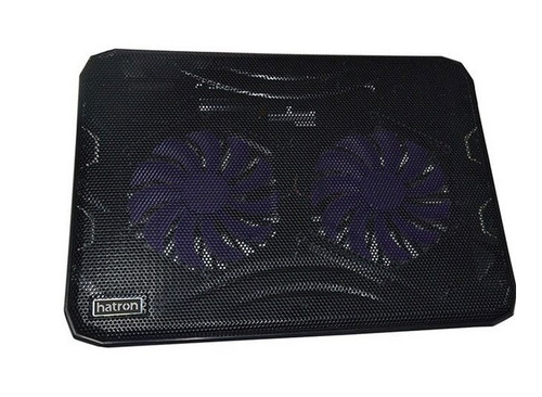کول پد هترون HCP085 دو فن بیصدا برای لپتاپ 17 اینچ