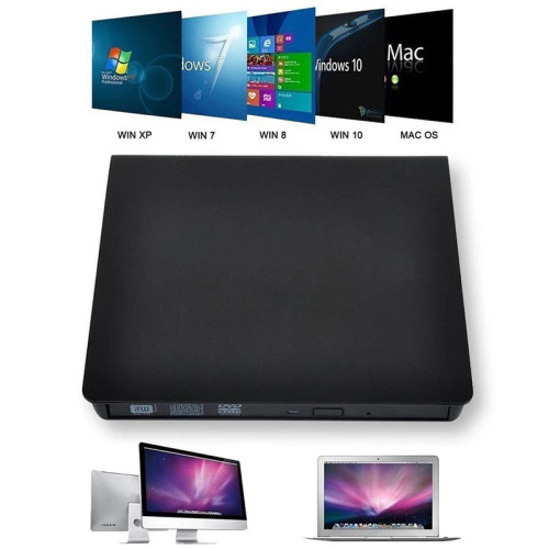 درایو DVD اکسترنال TYPE-C مدل ECD829